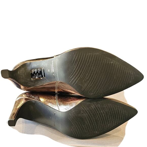 Vagabond Shoemakers Whitney Heeled Chelsea Boot Bronze $160 point toe Sz 38 - Picture 6 of 15